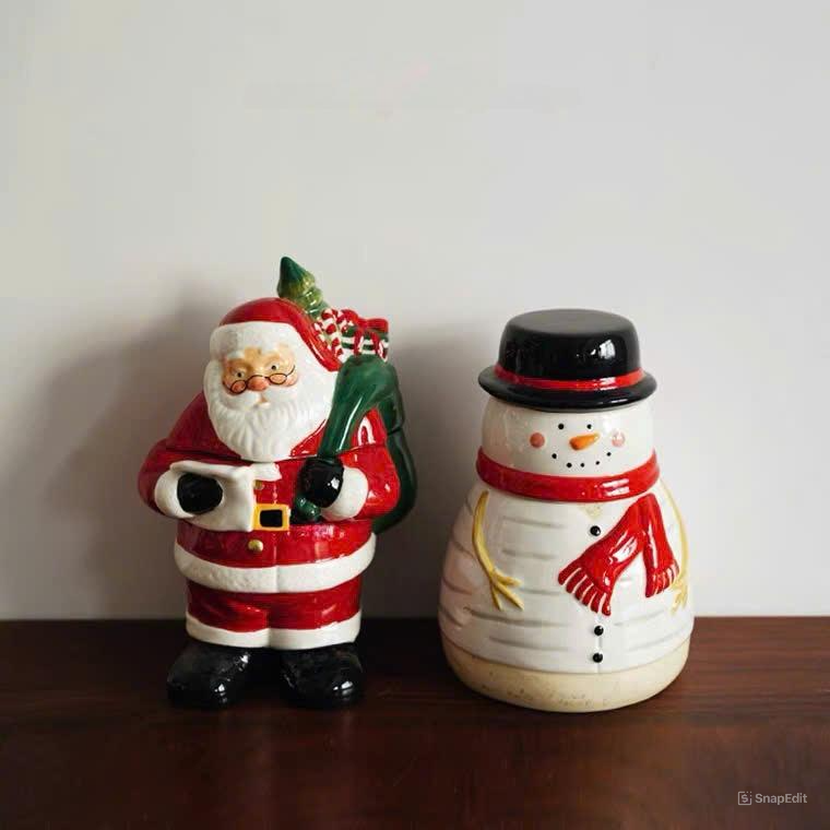 Hũ Gốm Merry Christmas
