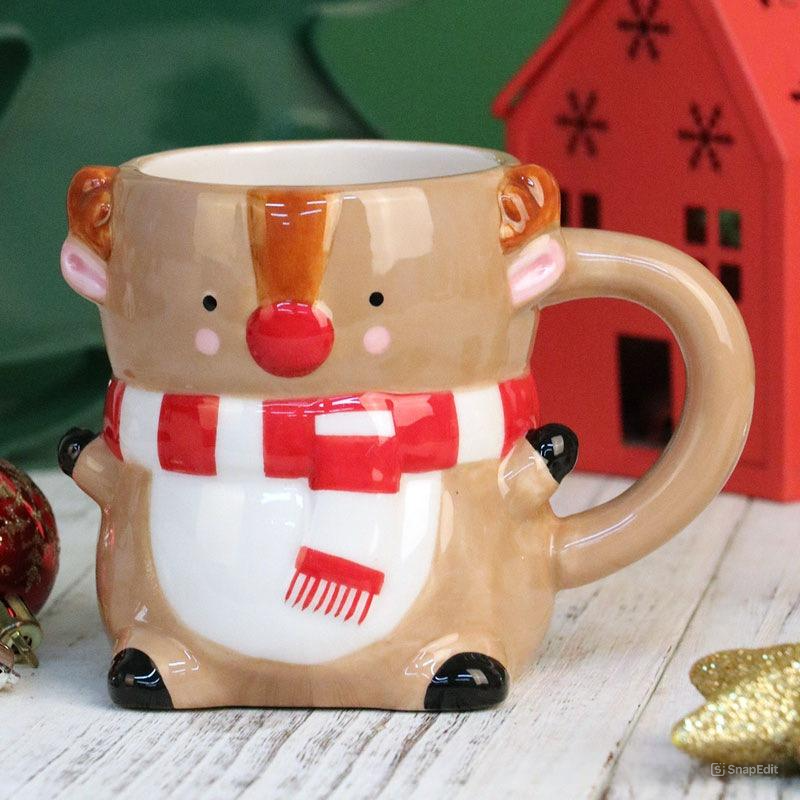 Cốc Tuần Lộc X'mas Quàng Khăn