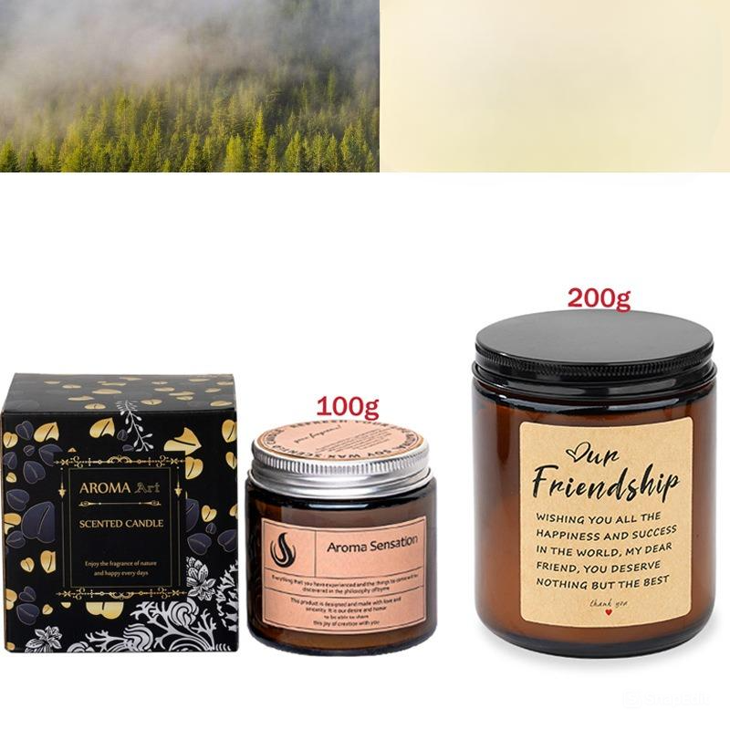 Nến Thơm Hũ Nâu Aroma