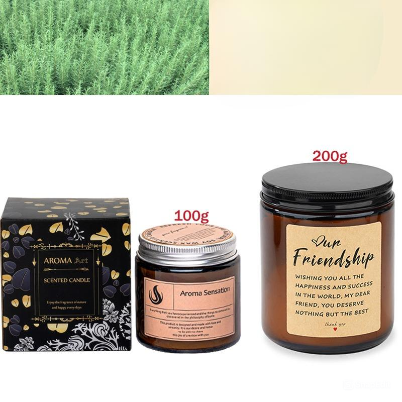 Nến Thơm Hũ Nâu Aroma