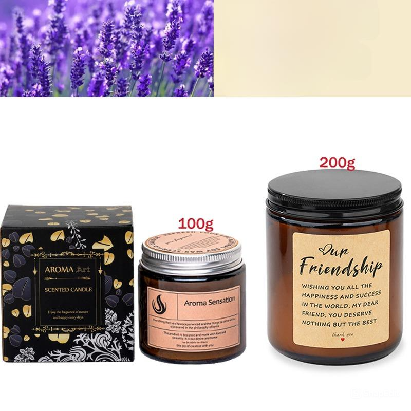 Nến Thơm Hũ Nâu Aroma