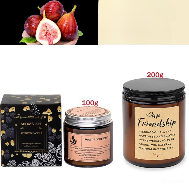 Nến Thơm Hũ Nâu Aroma