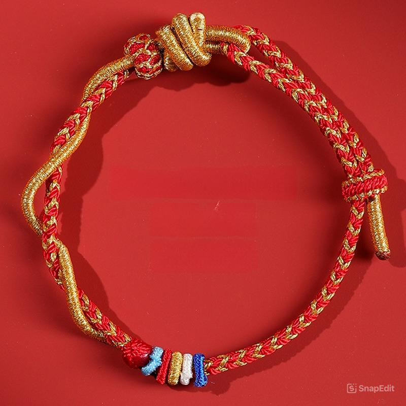 Vòng Tay Chỉ Đan May Mắn
