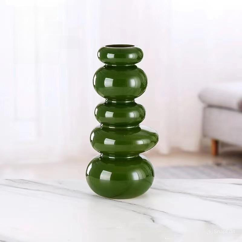 Bình Hoa Thủy Tinh Macaron