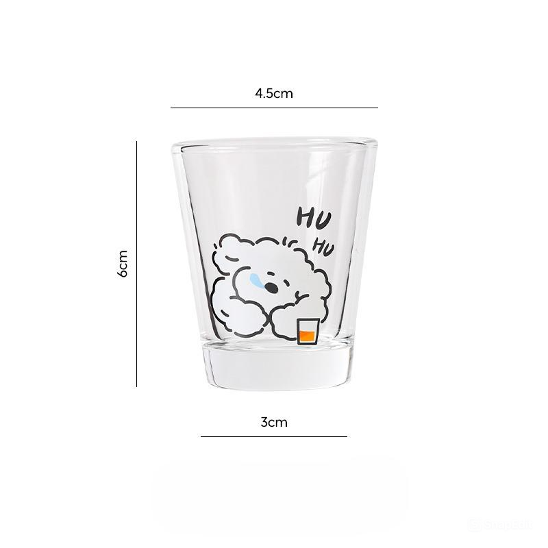 Set Ly Cún Xù Trắng