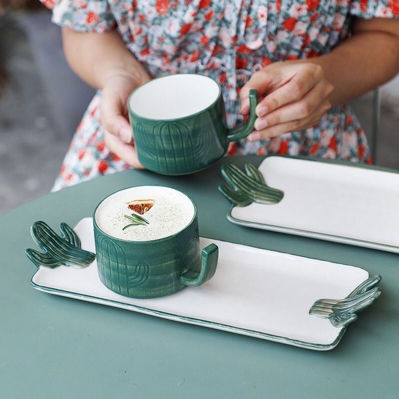 Set Xương Rồng (Cốc, Đĩa)