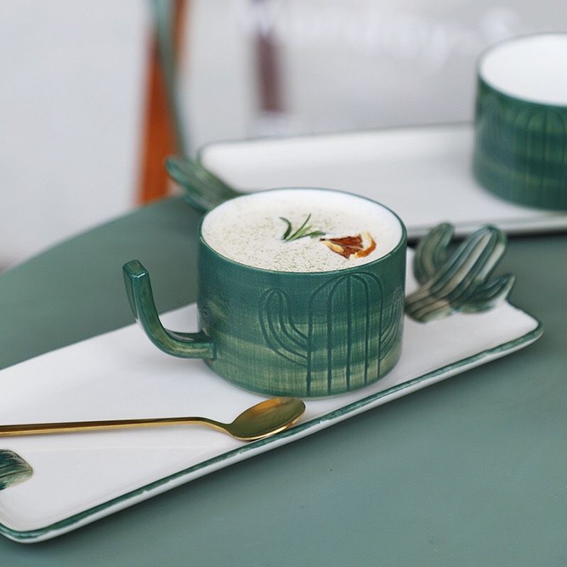 Set Xương Rồng (Cốc, Đĩa)