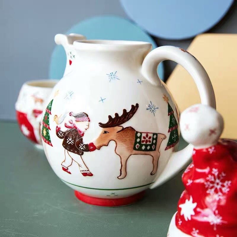 Ấm Christmas Mũ Đỏ