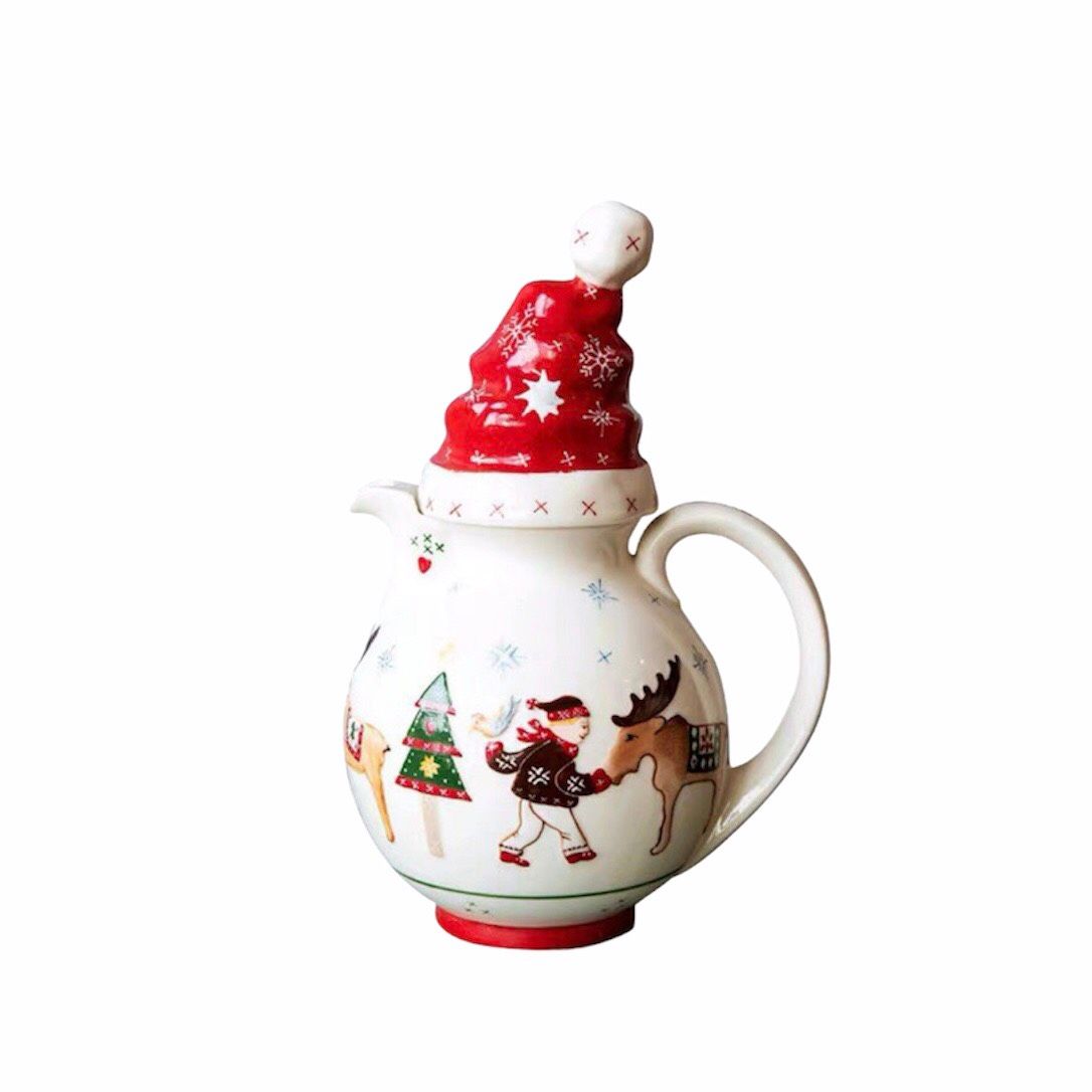 Ấm Christmas Mũ Đỏ