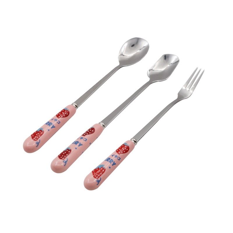 Set Thìa Dâu Tây