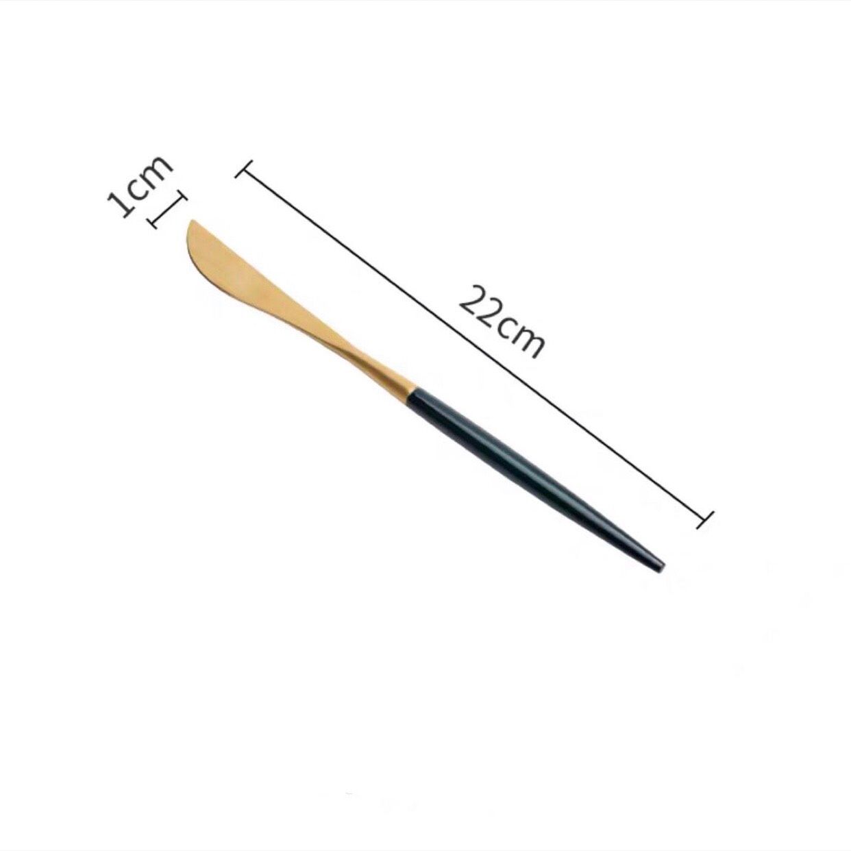 Set Thìa Dao Dĩa Gold Xanh Lá
