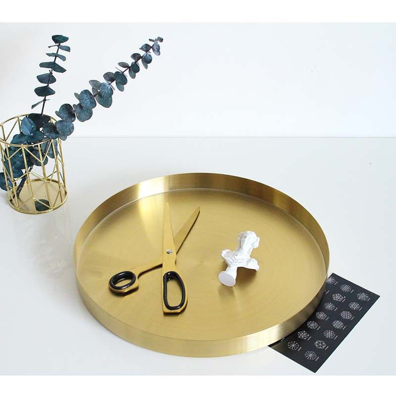 Khay Gold Tròn 20cm