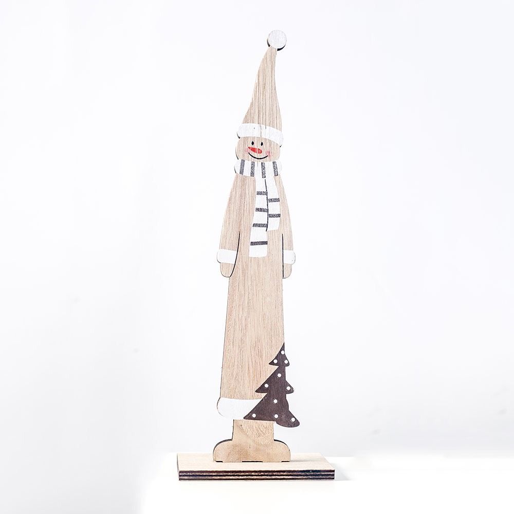 Người Tuyết Santa Gỗ Cao