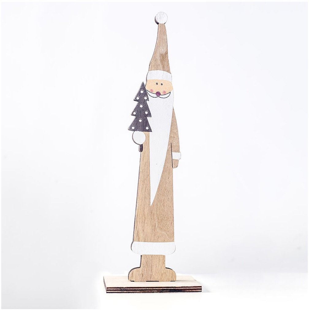 Người Tuyết Santa Gỗ Cao