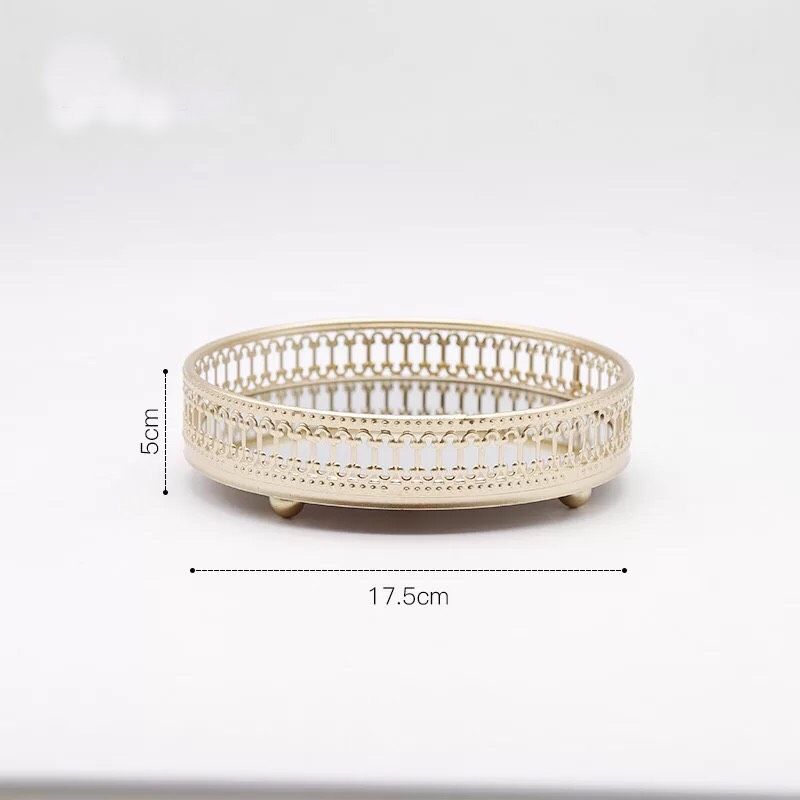 Khay Gương Tròn Decor