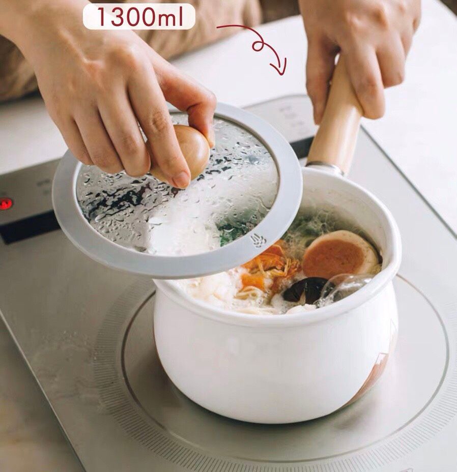 Nồi Tráng Men tay cầm Mountain