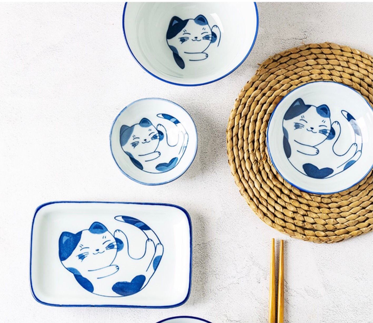 Set Bát Đĩa Đủ Đầy