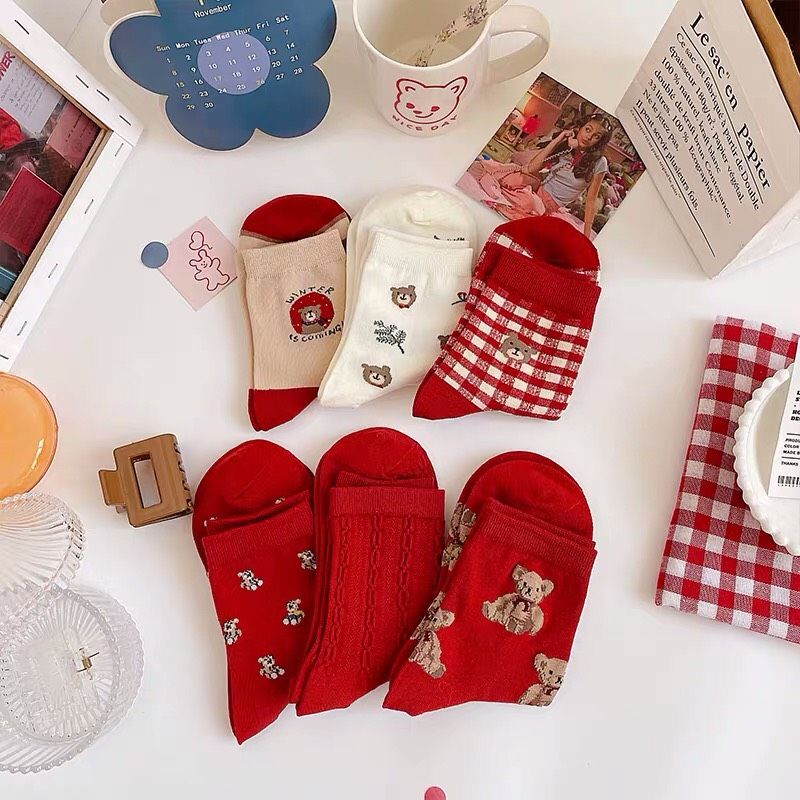 Set Tất Teddy