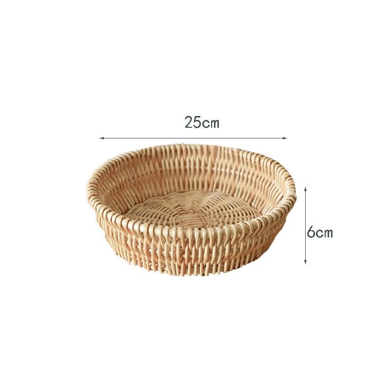 Giỏ Mây Tròn Sáng