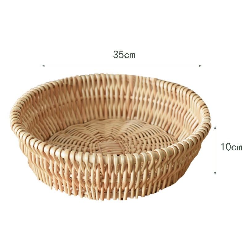 Giỏ Mây Tròn Sáng