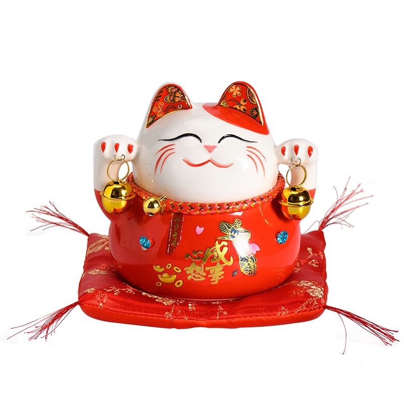 Mèo Thần Tài Lục Lạc Nhỏ