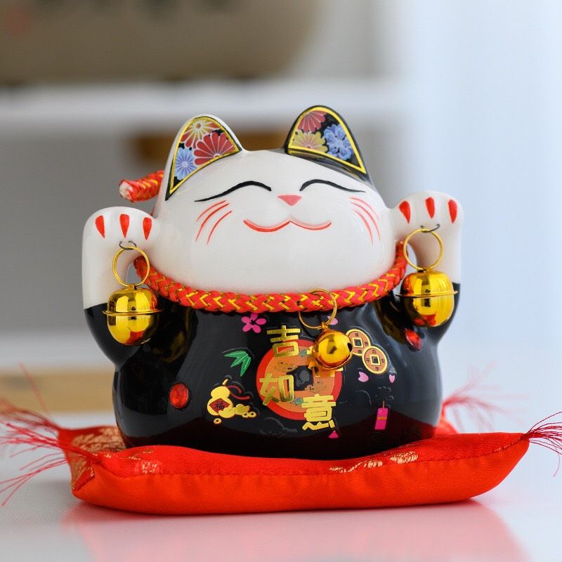 Mèo Thần Tài Lục Lạc Nhỏ