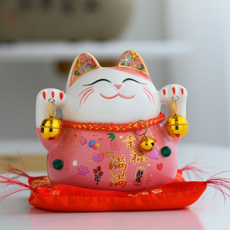 Mèo Thần Tài Lục Lạc Nhỏ
