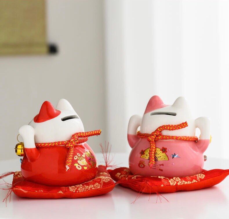 Mèo Thần Tài Lục Lạc Nhỏ
