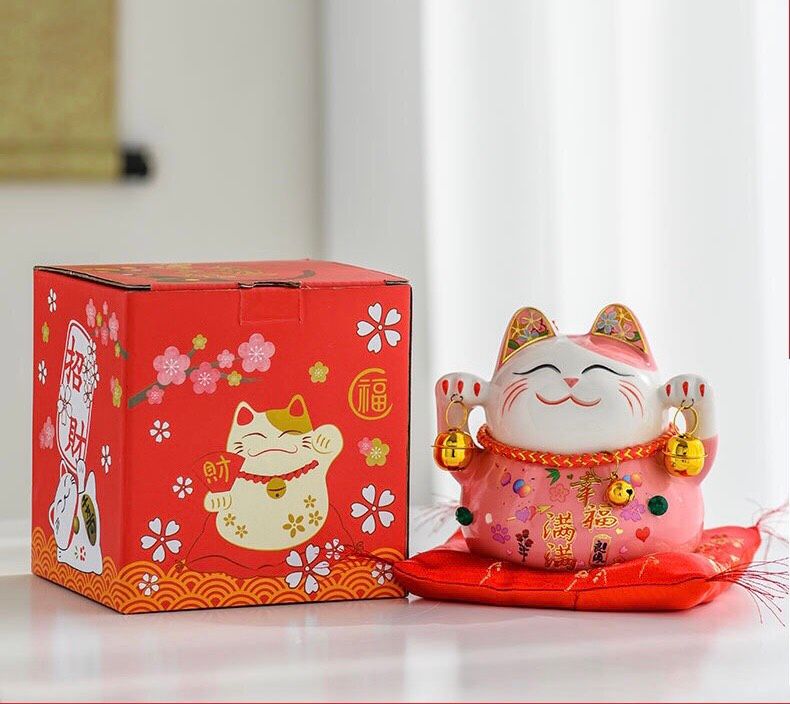 Mèo Thần Tài Lục Lạc Nhỏ