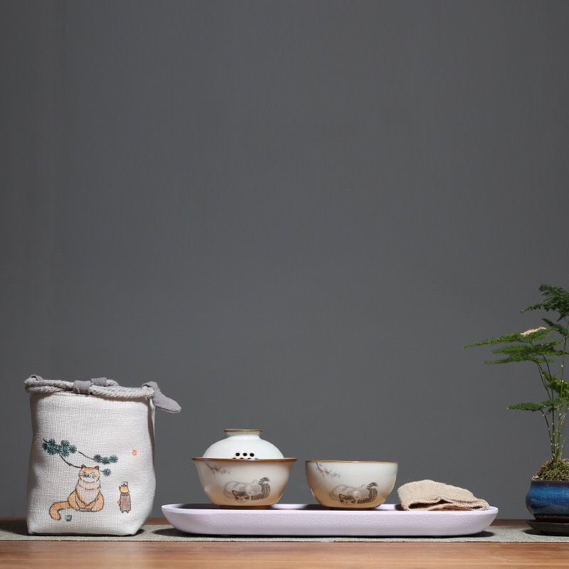 Bộ Độc Ẩm Mèo (Kèm Túi)