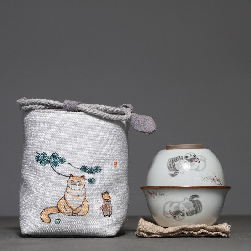 Bộ Độc Ẩm Mèo (Kèm Túi)