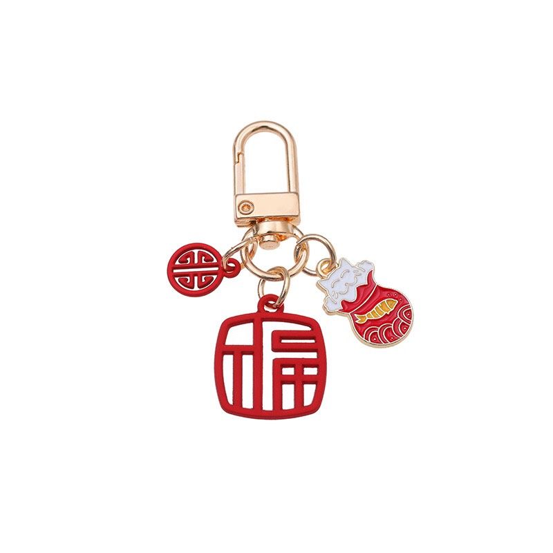 Móc Khóa Mèo May Mắn