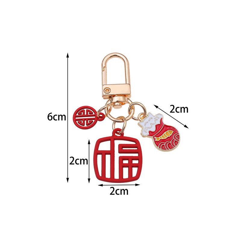 Móc Khóa Mèo May Mắn