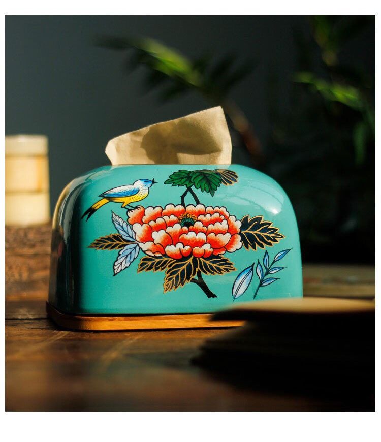 Hộp Giấy Xanh Retro