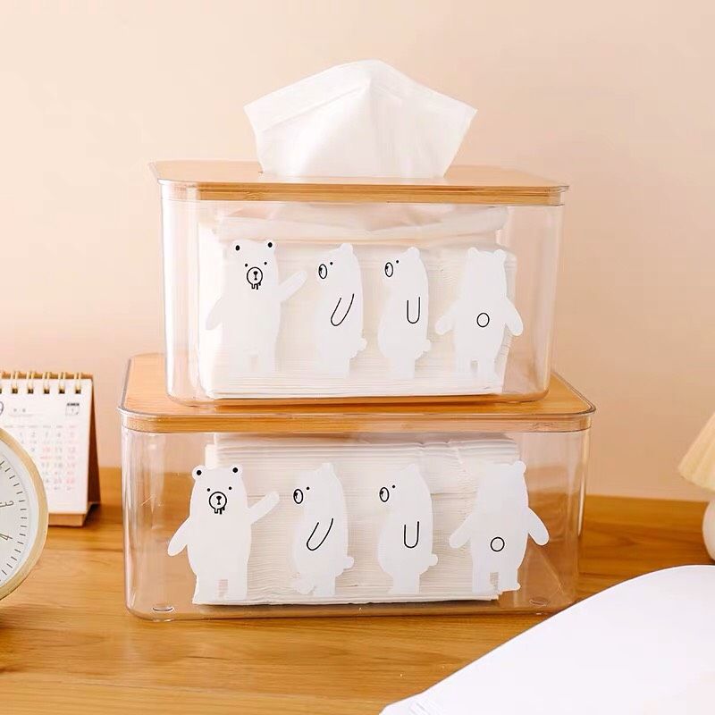 Hộp Giấy Chú Gấu