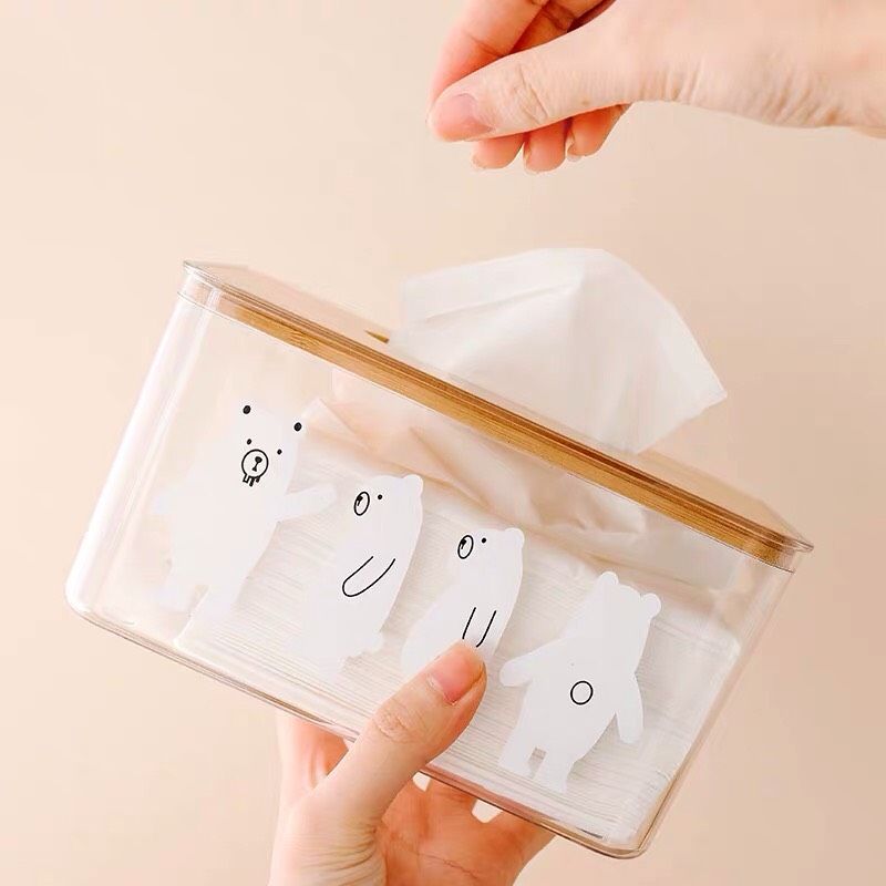 Hộp Giấy Chú Gấu