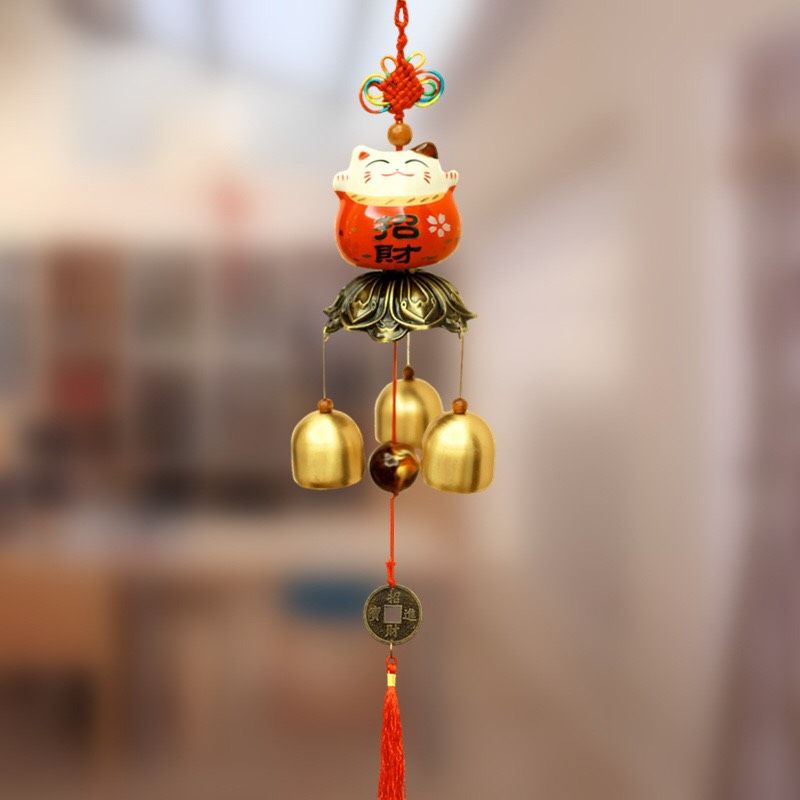 Chuông Gió Mèo Thần Tài