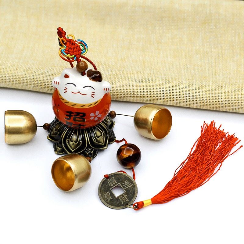 Chuông Gió Mèo Thần Tài