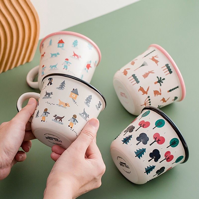 Cốc Viền Họa Tiết