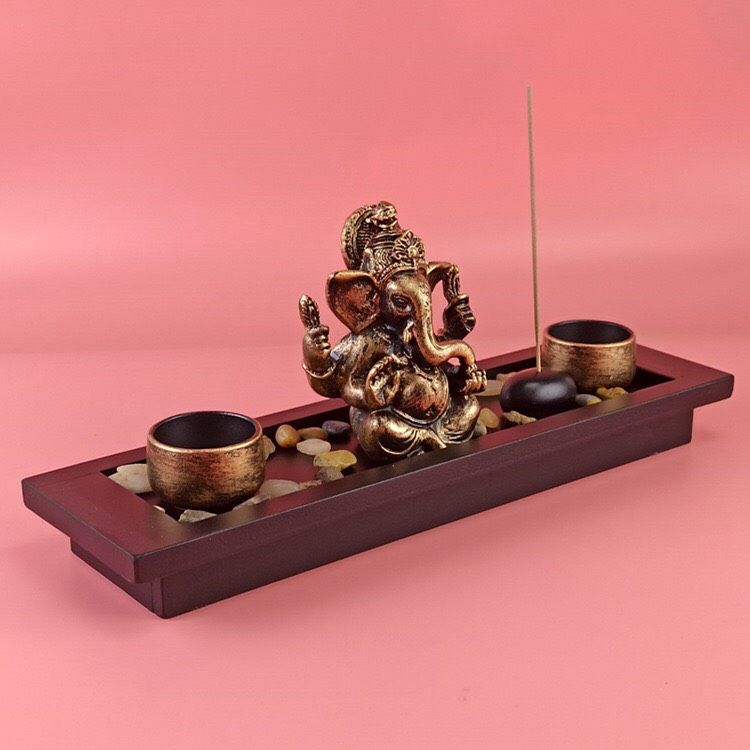 Set Đốt Trầm Phật Vòi Voi