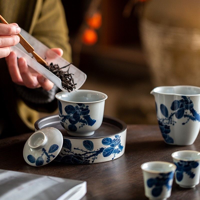 Bộ Ấm Trà Hime Hộp Gỗ