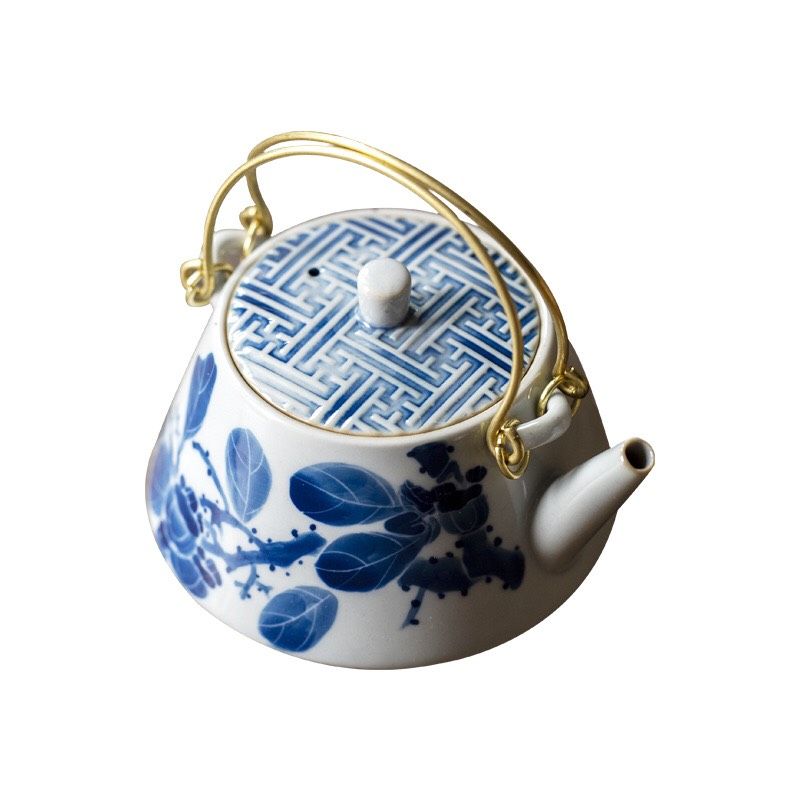 Ấm Trà Dehua Vẽ Tay