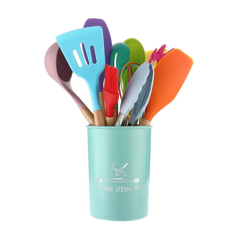 Set Làm Bếp Silicon (kèm ống cắm)