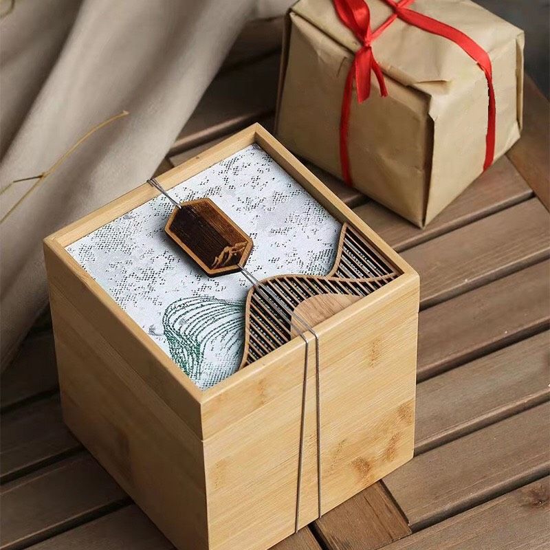 Hũ Trà Hộp Gỗ Miki