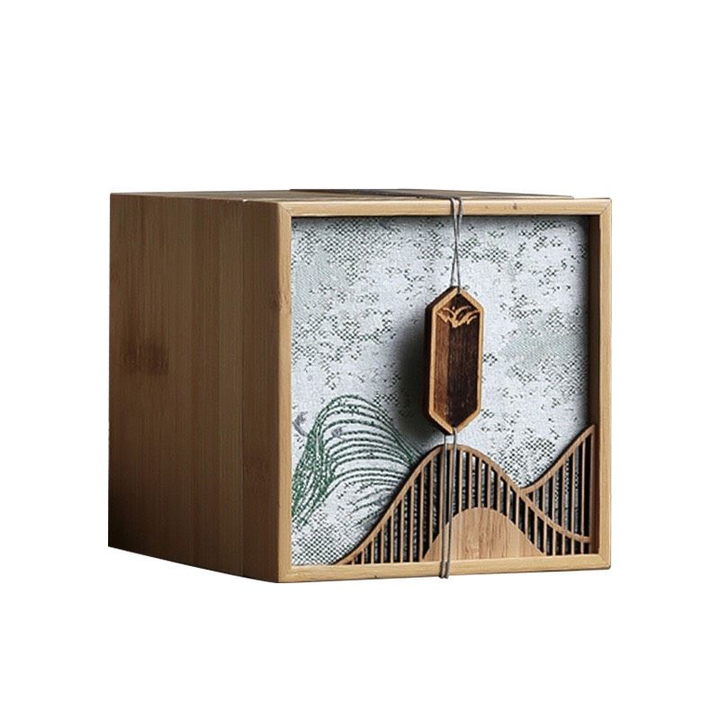 Hũ Trà Hộp Gỗ Miki