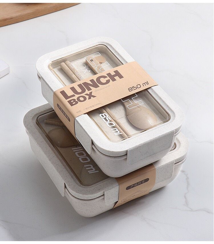 Set Hộp Cơm Lúa Mạch (1100ml)