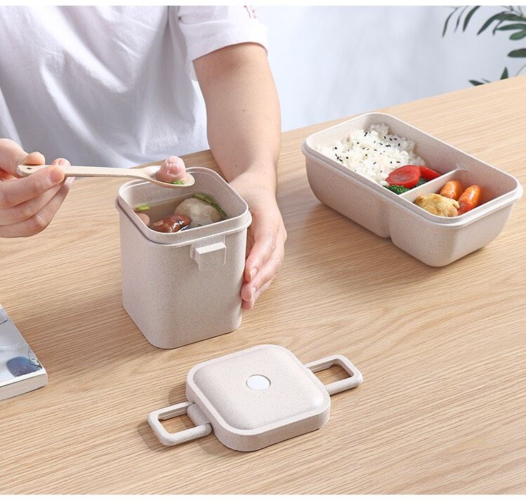 Set Hộp Cơm Lúa Mạch (1100ml)
