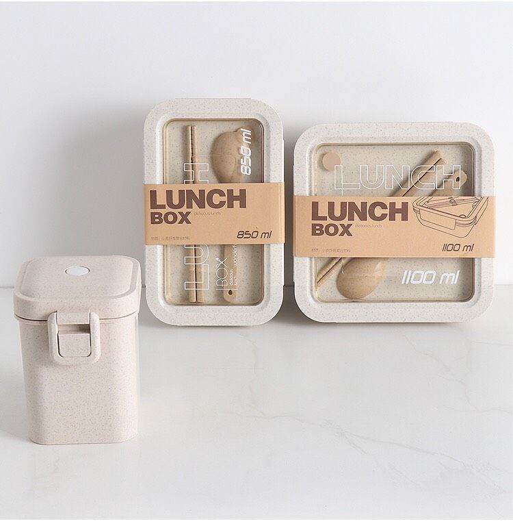 Set Hộp Cơm Lúa Mạch (1100ml)