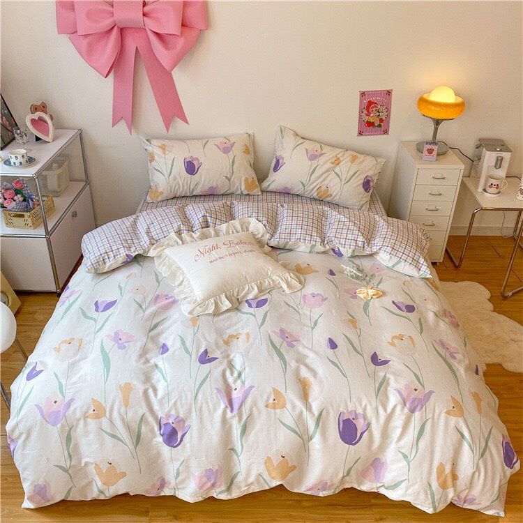 Set Chăn Ga Gối Tulip