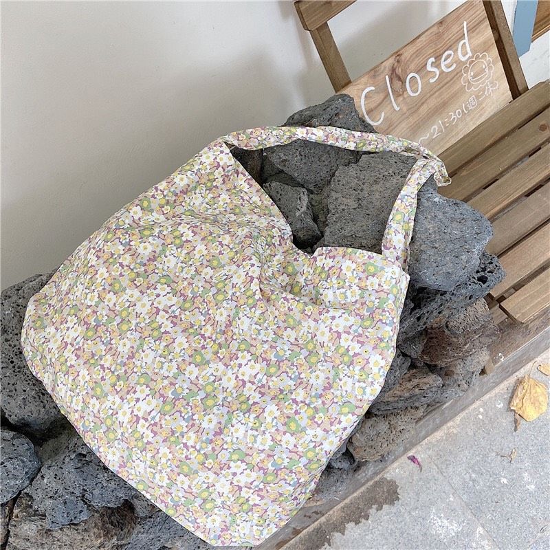 Túi Tote Hoa Vintage